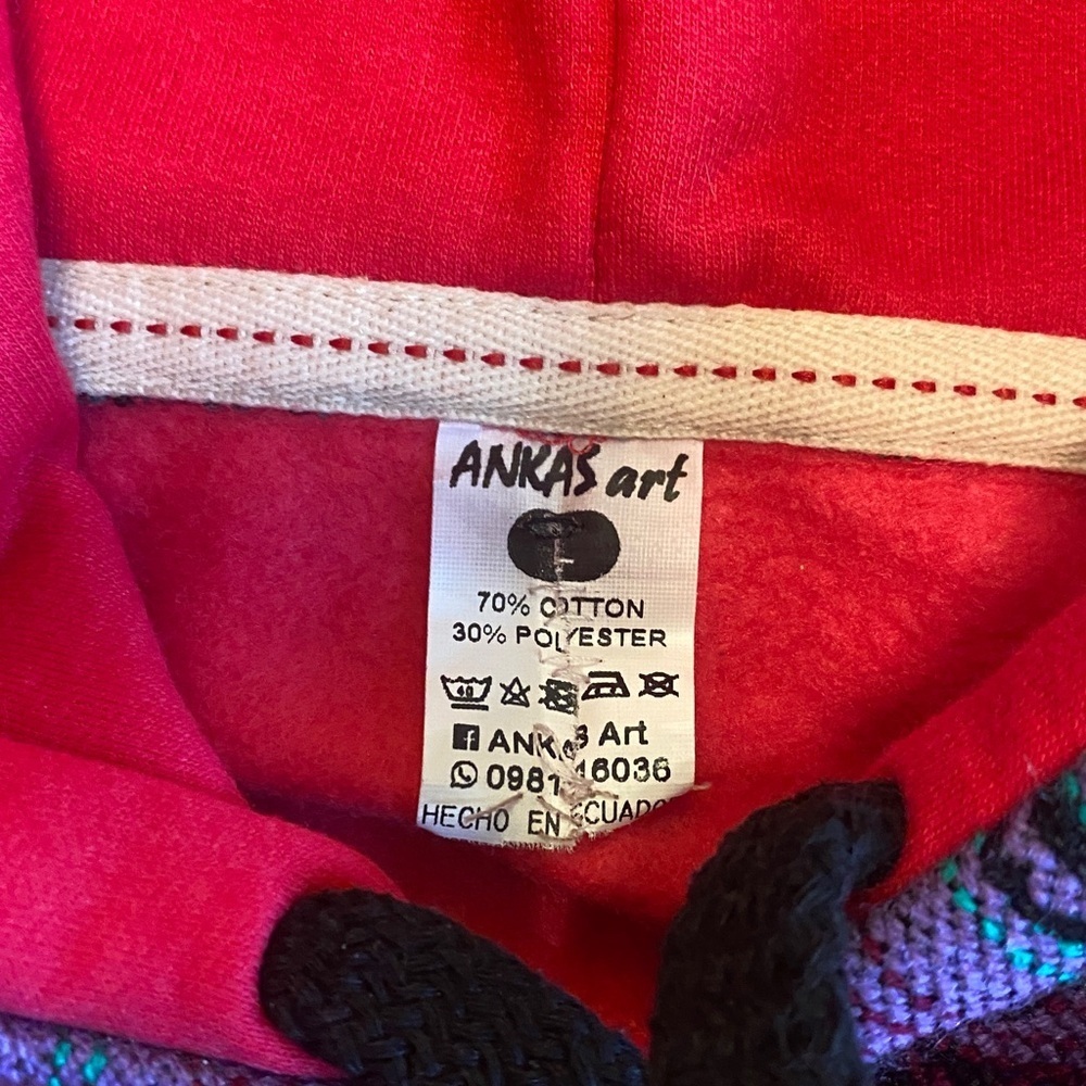 Grateful Dead Ankas Art Vibrant Multicolor Hoodie with Bear Design - Picture 8 of 12